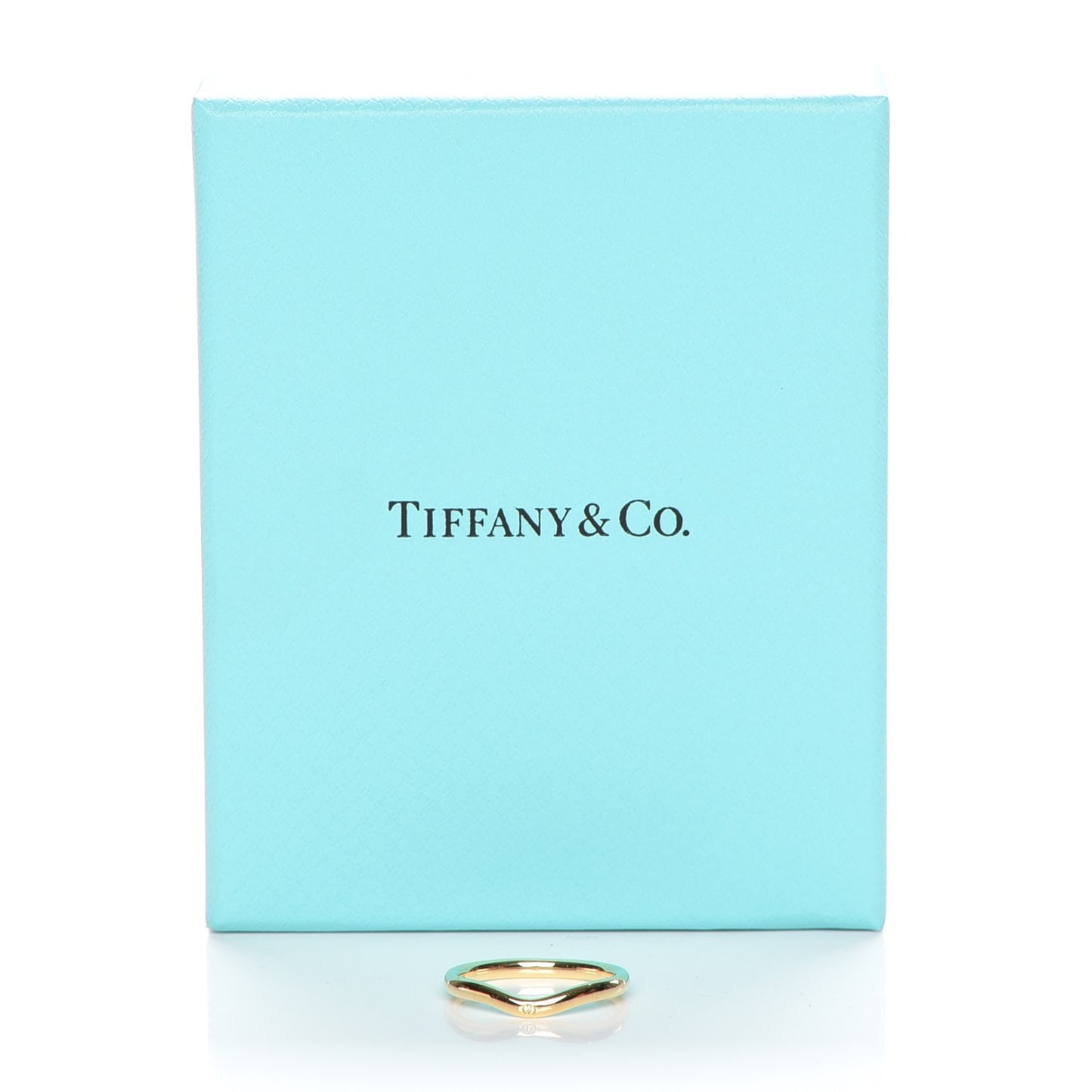 18K Yellow Gold Diamond Elsa Peretti Ring 6.5