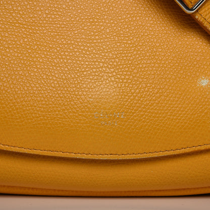 Celine Grained Calfskin Trotteur Messenger Saffron 8 of 24