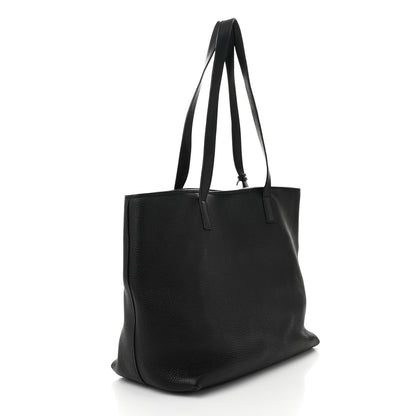 Prada Vitello Daino Pocket Shopping Tote Black 3 of 11