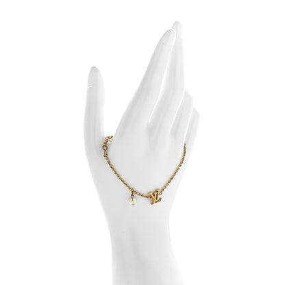 Louis Vuitton Metal LV Iconic Louisa Bracelet Gold 2 of 6