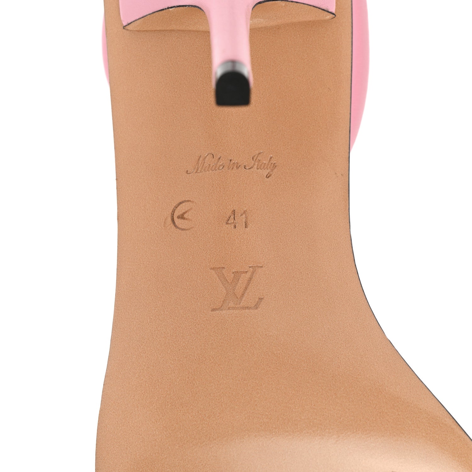 Louis Vuitton Lambskin Nova Sandal Pumps 41 Pink 6 of 9