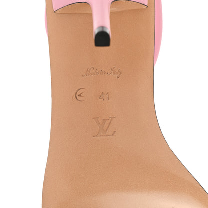 Louis Vuitton Lambskin Nova Sandal Pumps 41 Pink 6 of 9