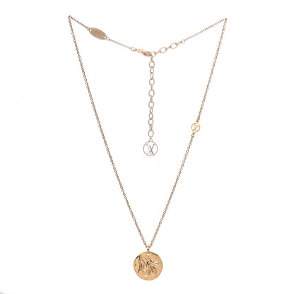 Louis Vuitton In The Sky Zodiac Necklace Gold 3 of 7