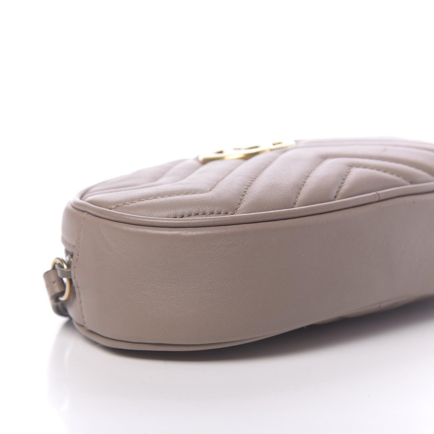 Gucci Calfskin Matelasse GG Marmont Belt Bag 95 38 Porcelain Rose 8 of 12