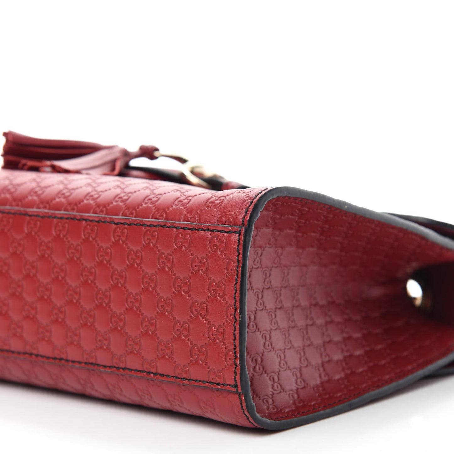 Microguccissima Medium Emily Chain Shoulder Bag Red