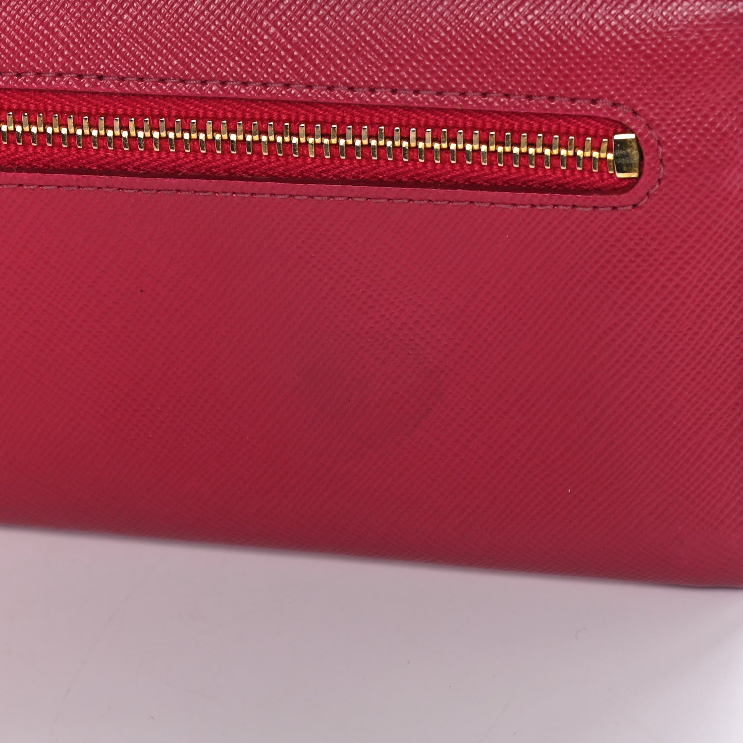 Prada Saffiano Fiocco Bow Continental Wallet Peonia 13 of 15