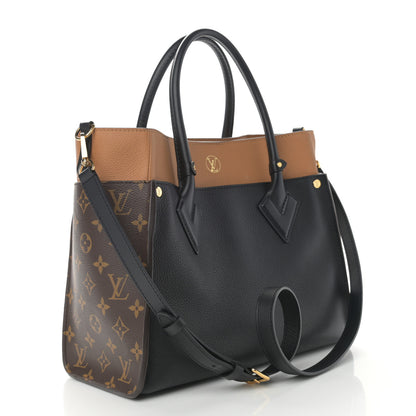 Louis Vuitton Calfskin Monogram On My Side Black 3 of 10