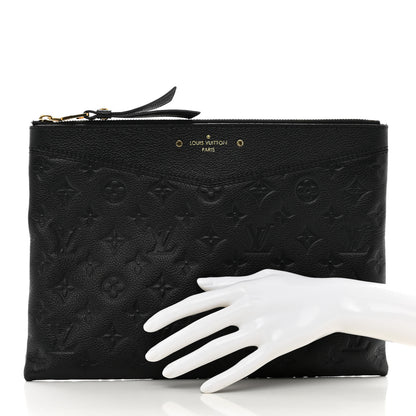 Louis Vuitton Empreinte Daily Pouch Black 2 of 6
