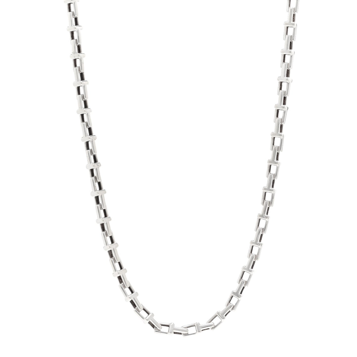 Sterling Silver Tiffany T Chain Necklace