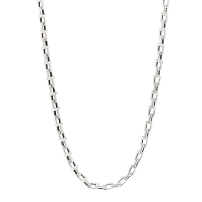 Tiffany Sterling Silver Tiffany T Chain Necklace 1 of 4