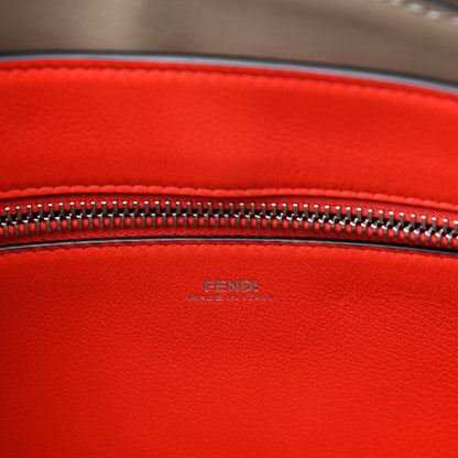 Fendi Vitello Baltico Dolce DotCom Satchel Tortora Papavero 8 of 11