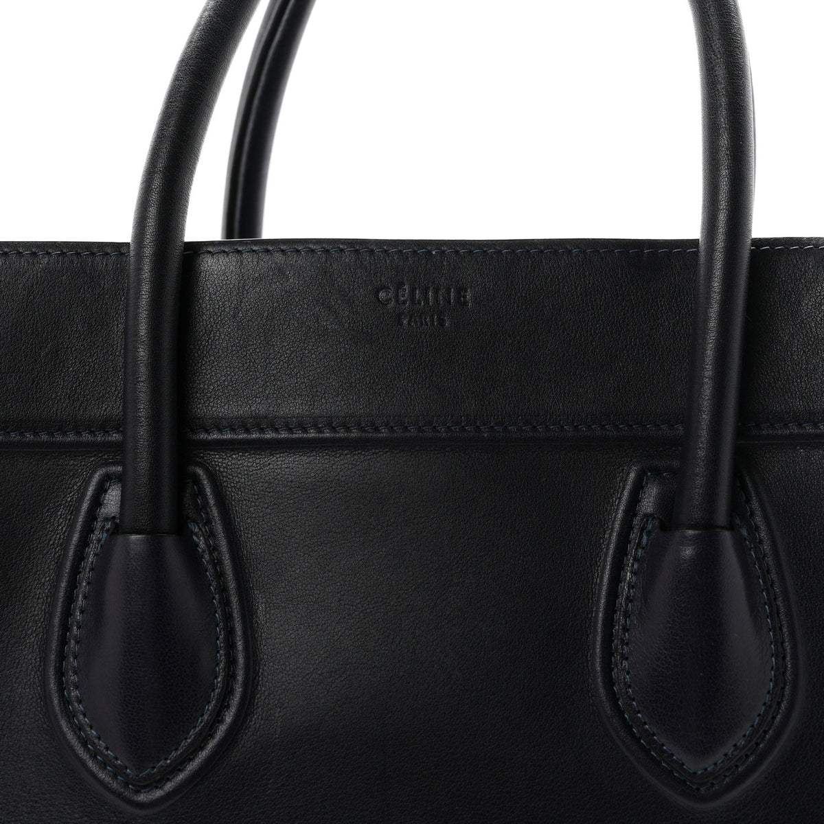 Supple Calfskin Medium Phantom Luggage Indigo