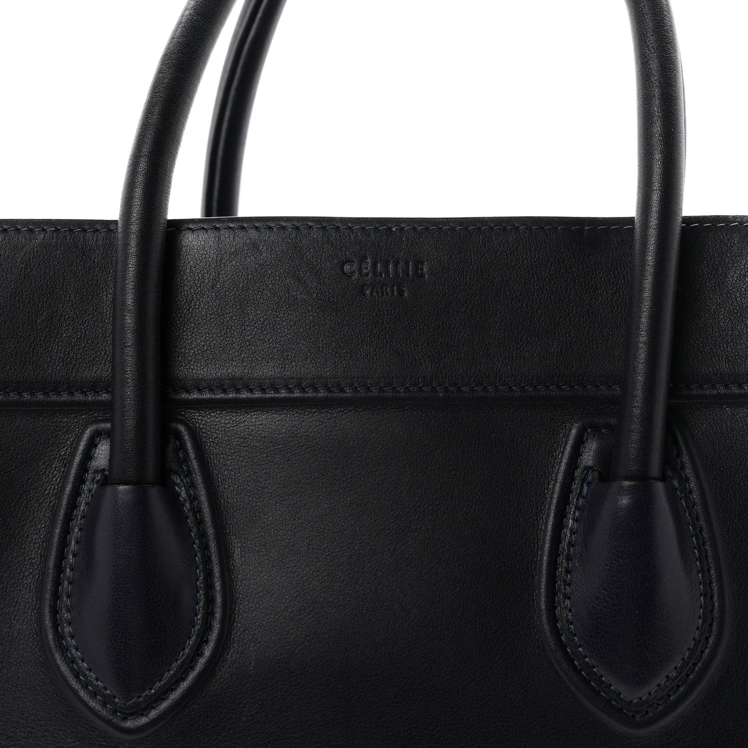 Celine Supple Calfskin Medium Phantom Luggage Indigo 9 of 12