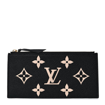 Louis Vuitton Empreinte Monogram Giant Crafty Pochette Felicie Zippered Insert Black 1 of 6