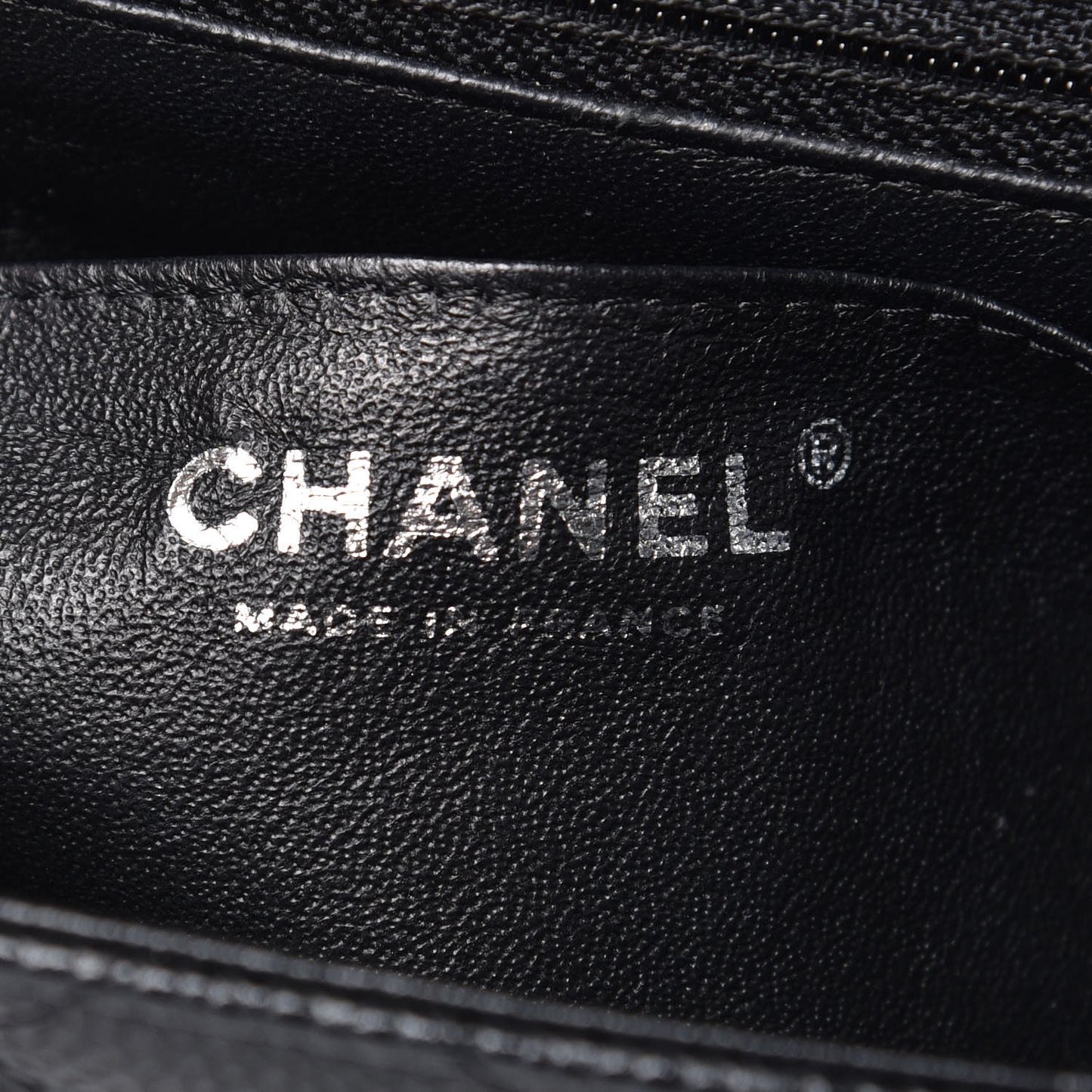 Caviar Quilted Mini Square Flap Black