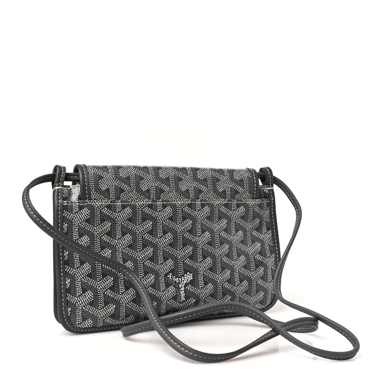 Goyardine Plumet Wallet Clutch Grey