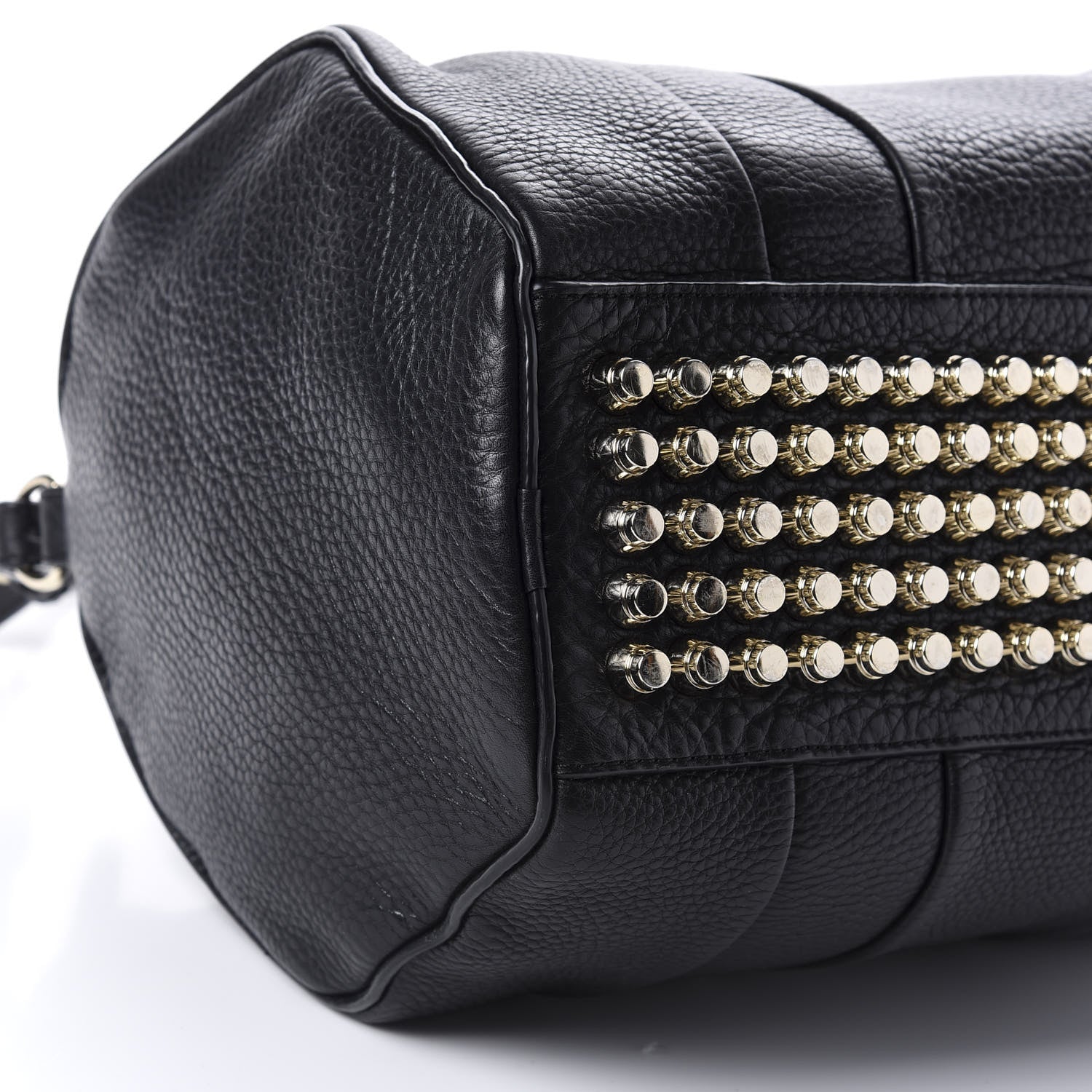 Alexander Wang Pebbled Lambskin Rocco Black Pale Gold Hardware 6 of 10