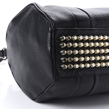 Alexander Wang Pebbled Lambskin Rocco Black Pale Gold Hardware 6 of 10