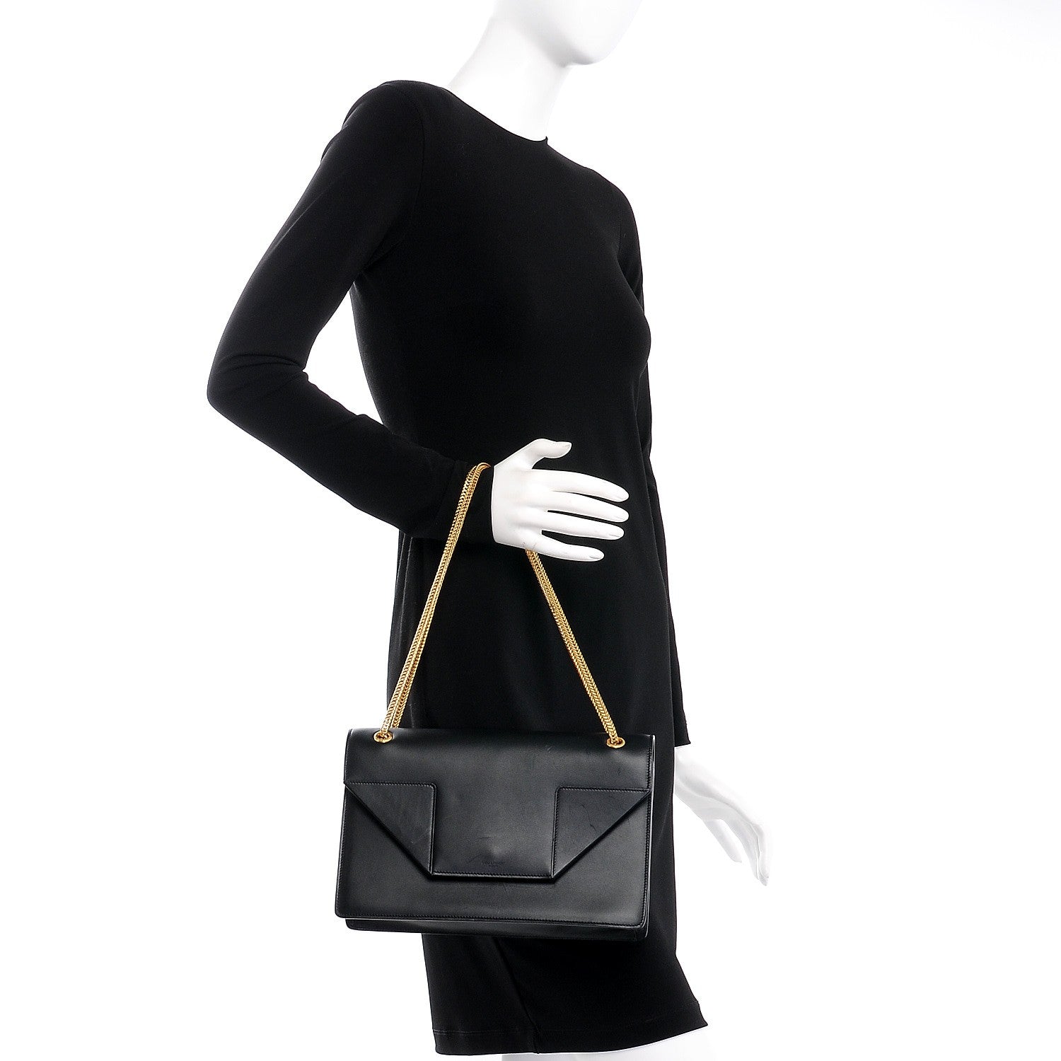 Saint Laurent Calfskin Medium Classic Betty Black 2 of 6