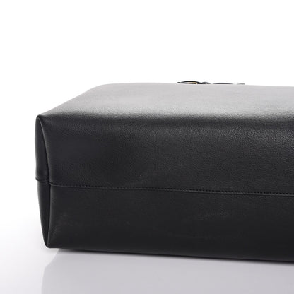 Saint Laurent Calfskin Large Shopping Tote Black 12 of 13