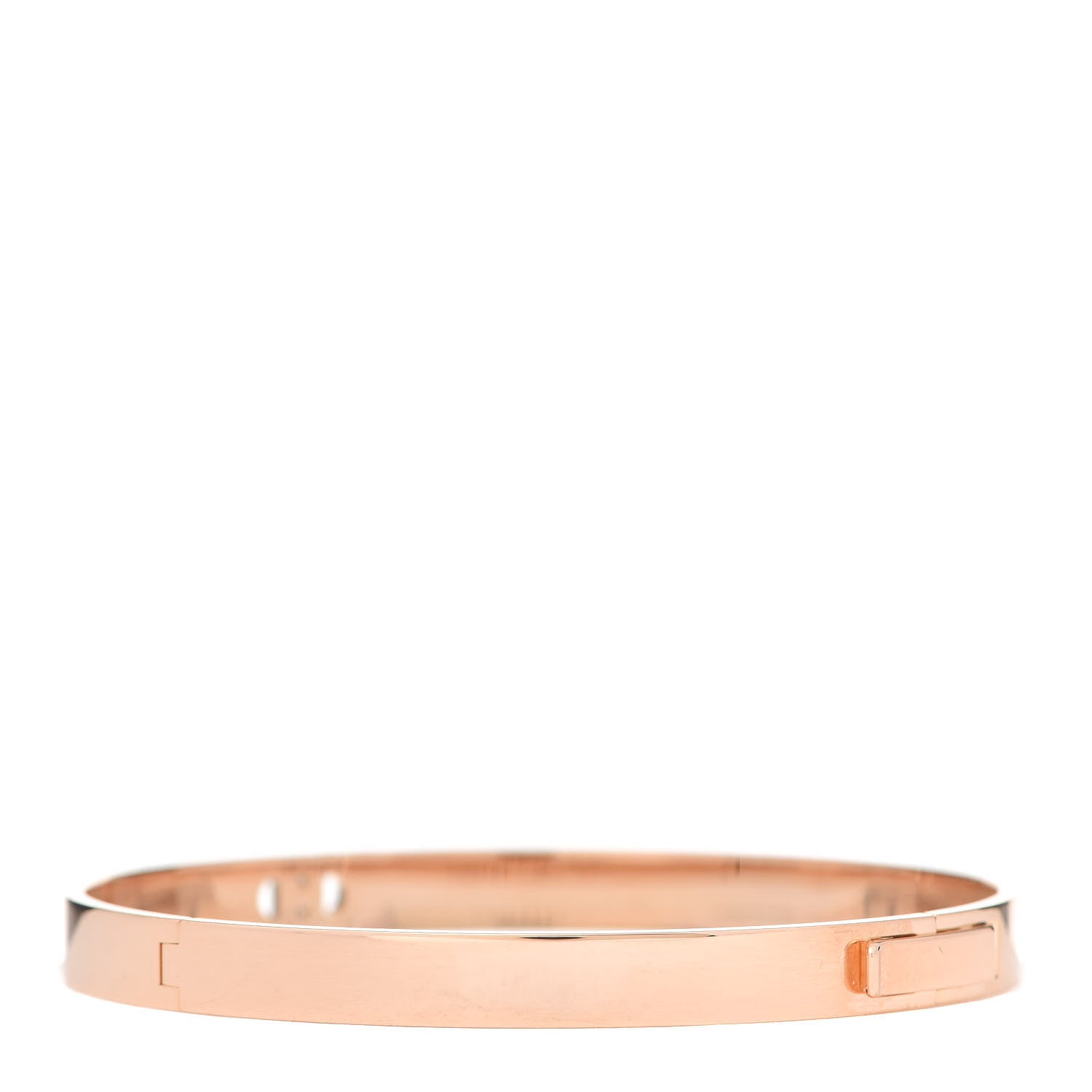 Hermes 18K Rose Gold Diamond PM H D'Ancre Bracelet SH 3 of 6