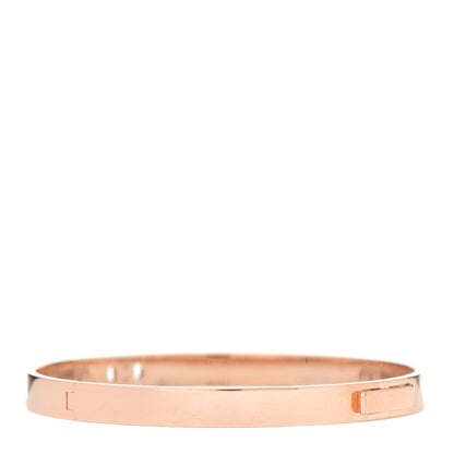 Hermes 18K Rose Gold Diamond PM H D'Ancre Bracelet SH 3 of 6