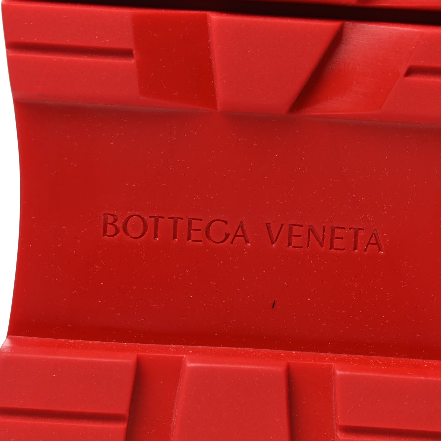 Bottega Veneta Calfskin The Tire Chelsea Boots 39 Black Bright Red 6 of 12
