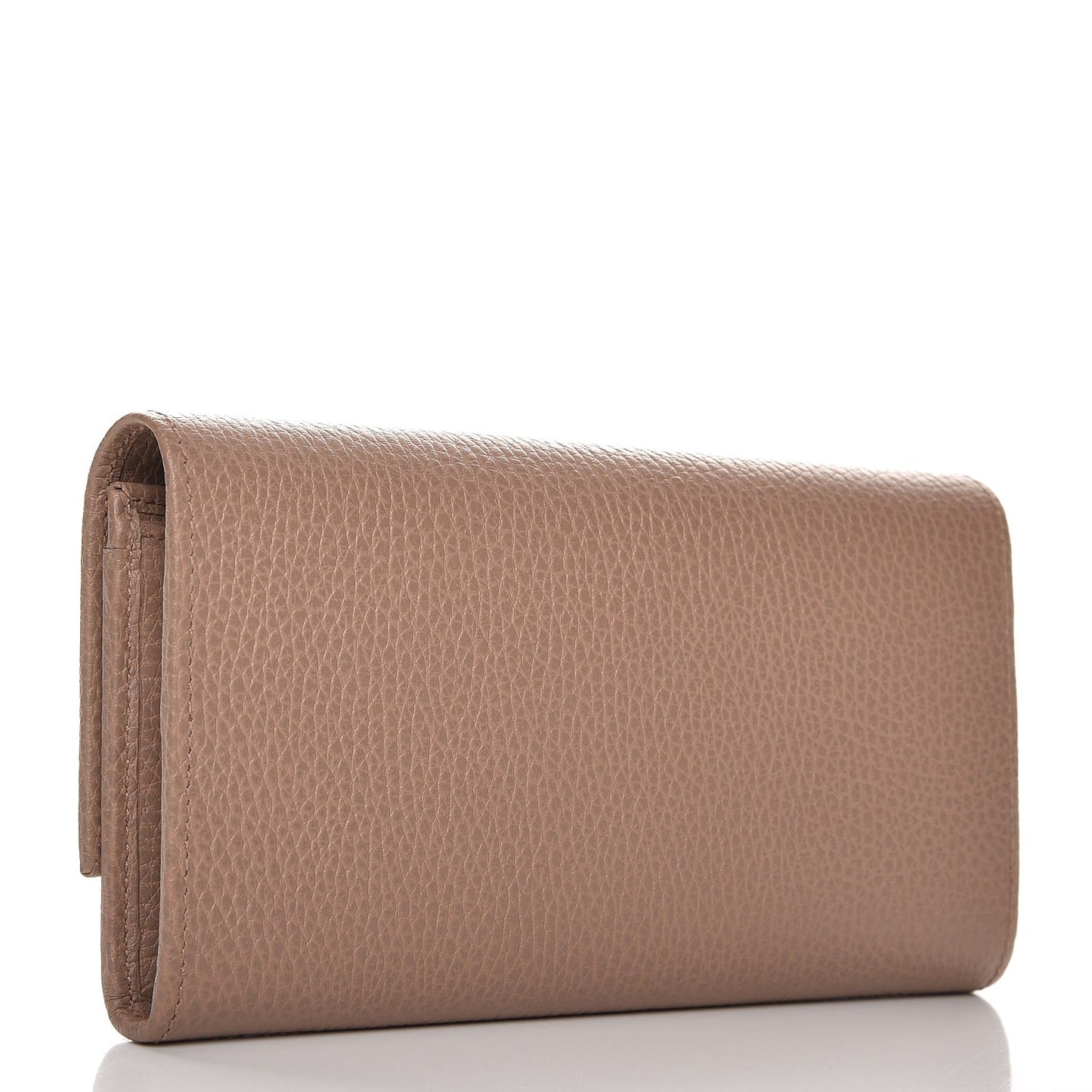Dollar Calfskin GG Marmont Continental Wallet Porcelain Rose