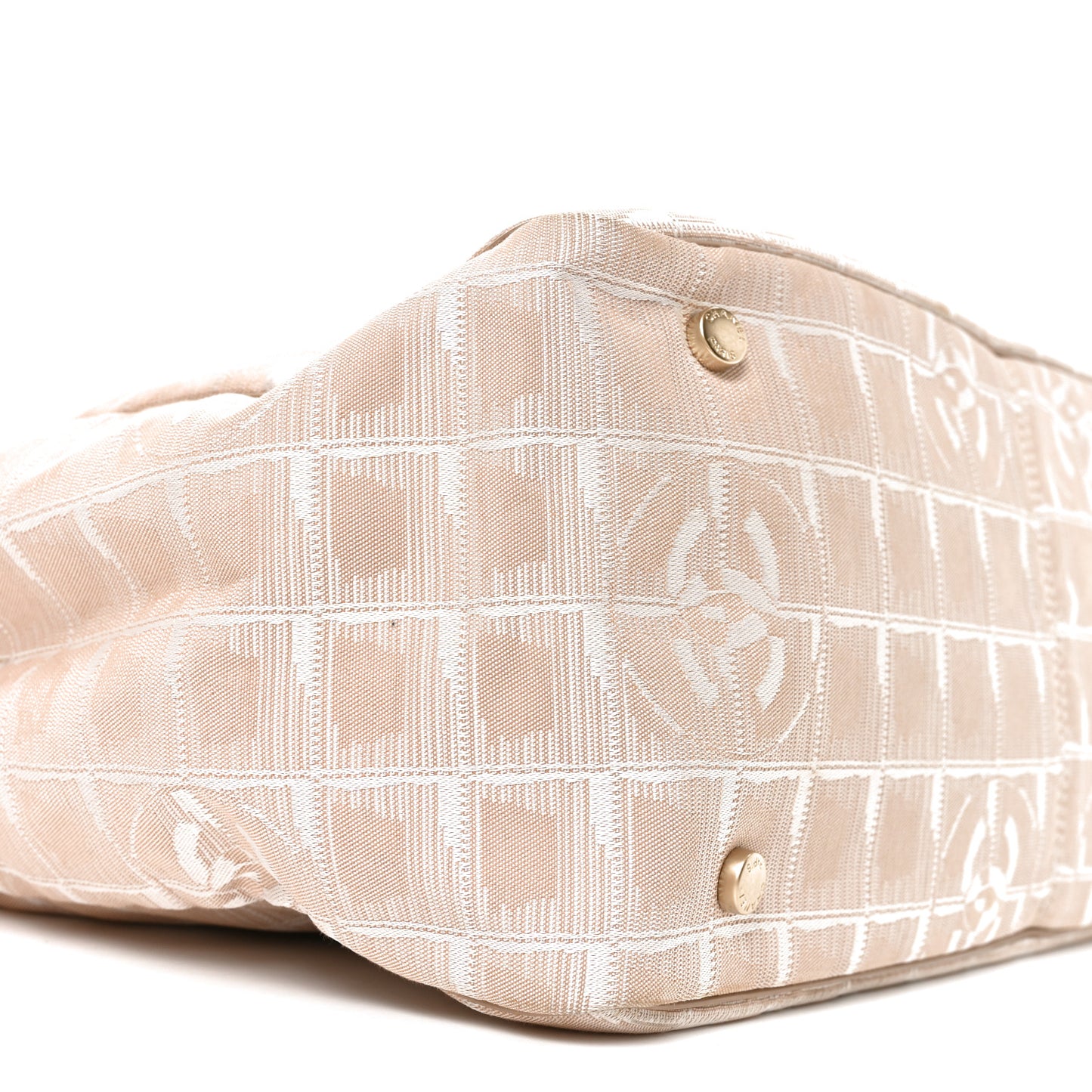 Nylon Medium Travel Tote Beige