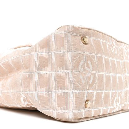 Chanel Nylon Medium Travel Tote Beige 8 of 9