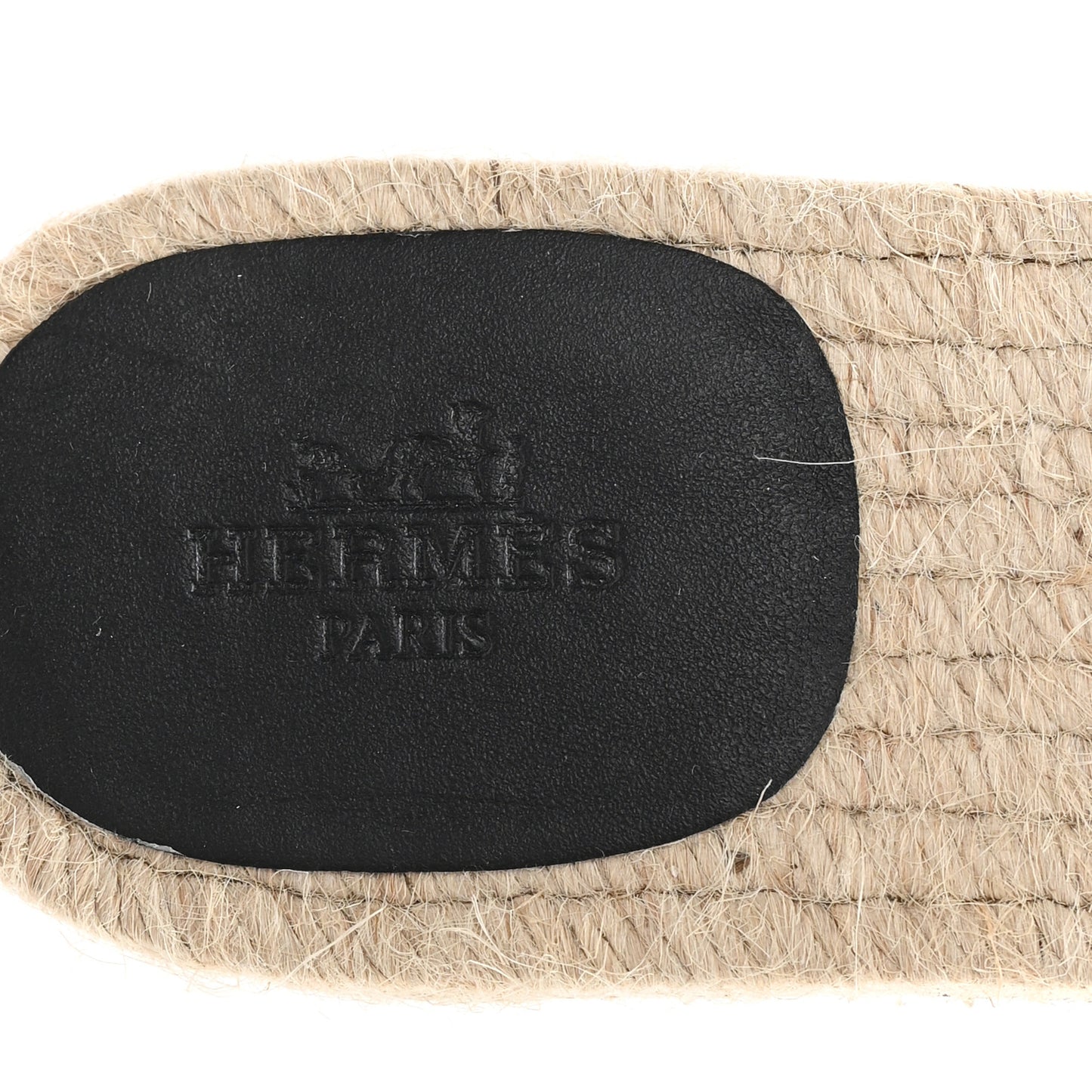 Nappa Famosa Espadrille Sandals 39 Black