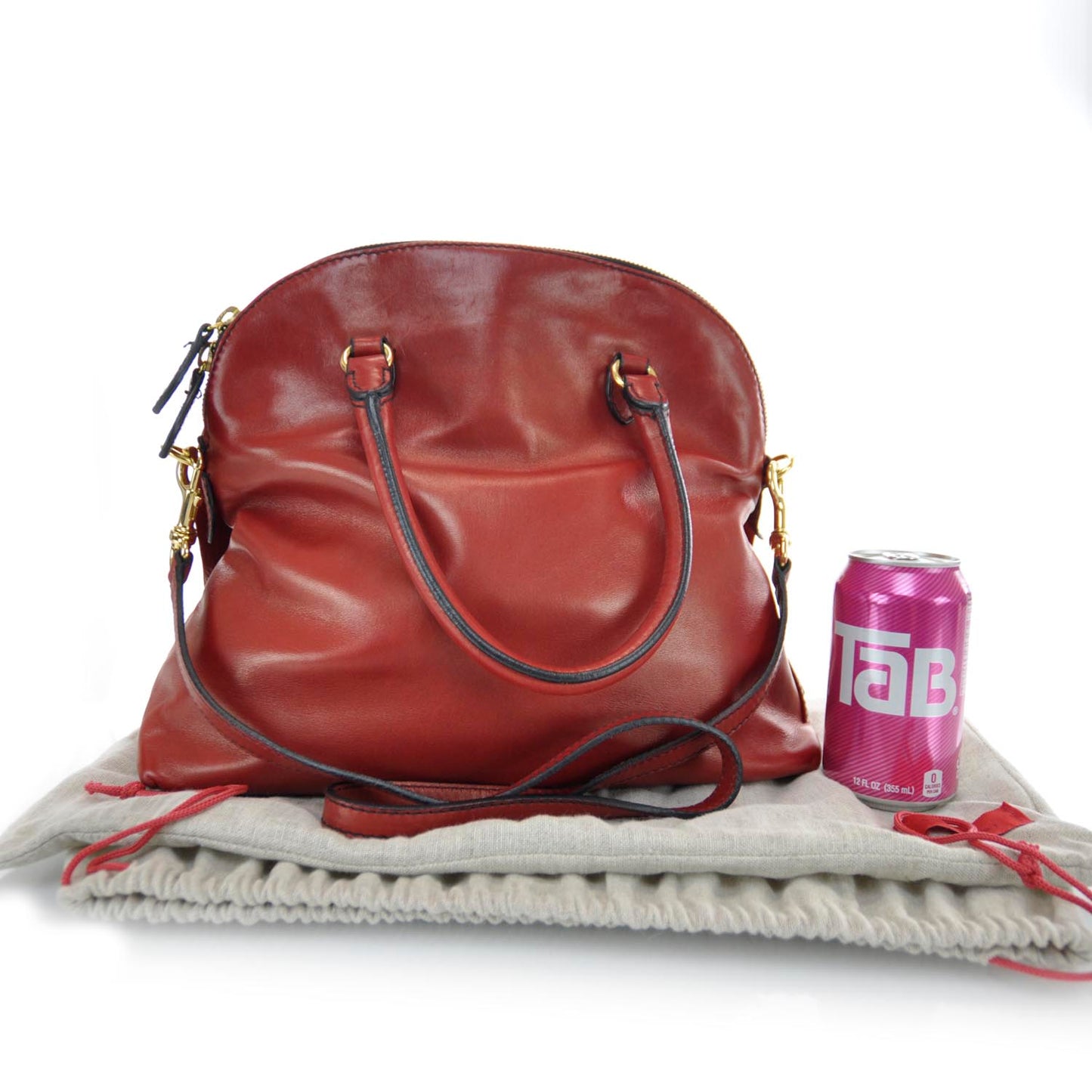 Petale Dome Bag Red