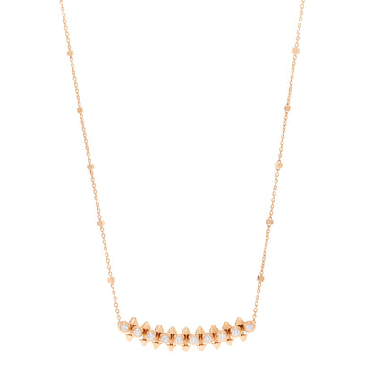 Cartier 18K Pink Gold Diamond Clash de Cartier Necklace 1 of 4