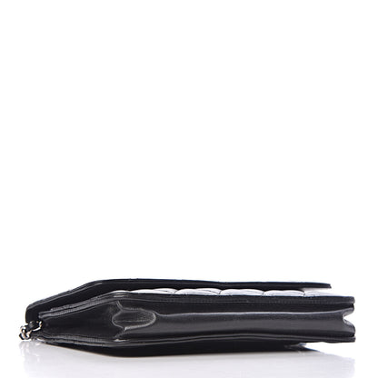 Chanel Lambskin Quilted Wallet On Chain WOC Black 4 of 10