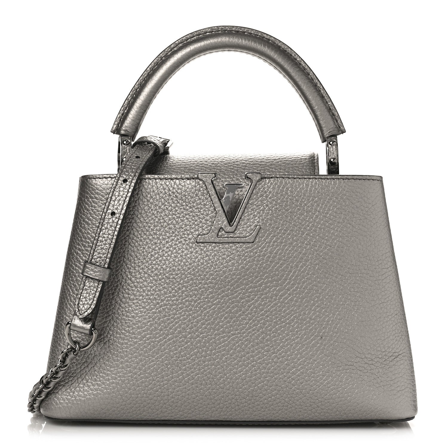 Louis Vuitton Metallic Calfskin Mini Capucines 1 of 8