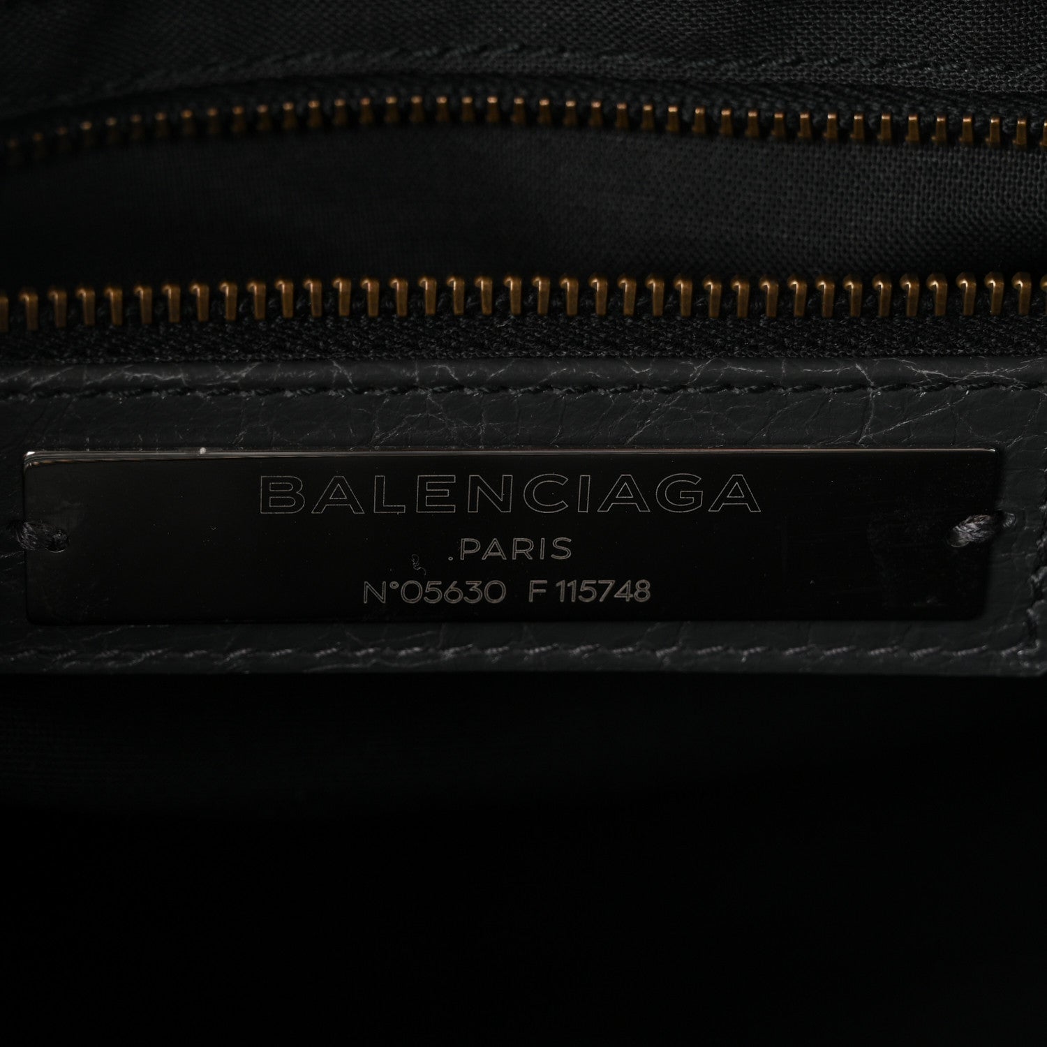 Balenciaga Agneau Classic Hardware City Gris Fossile 7 of 11