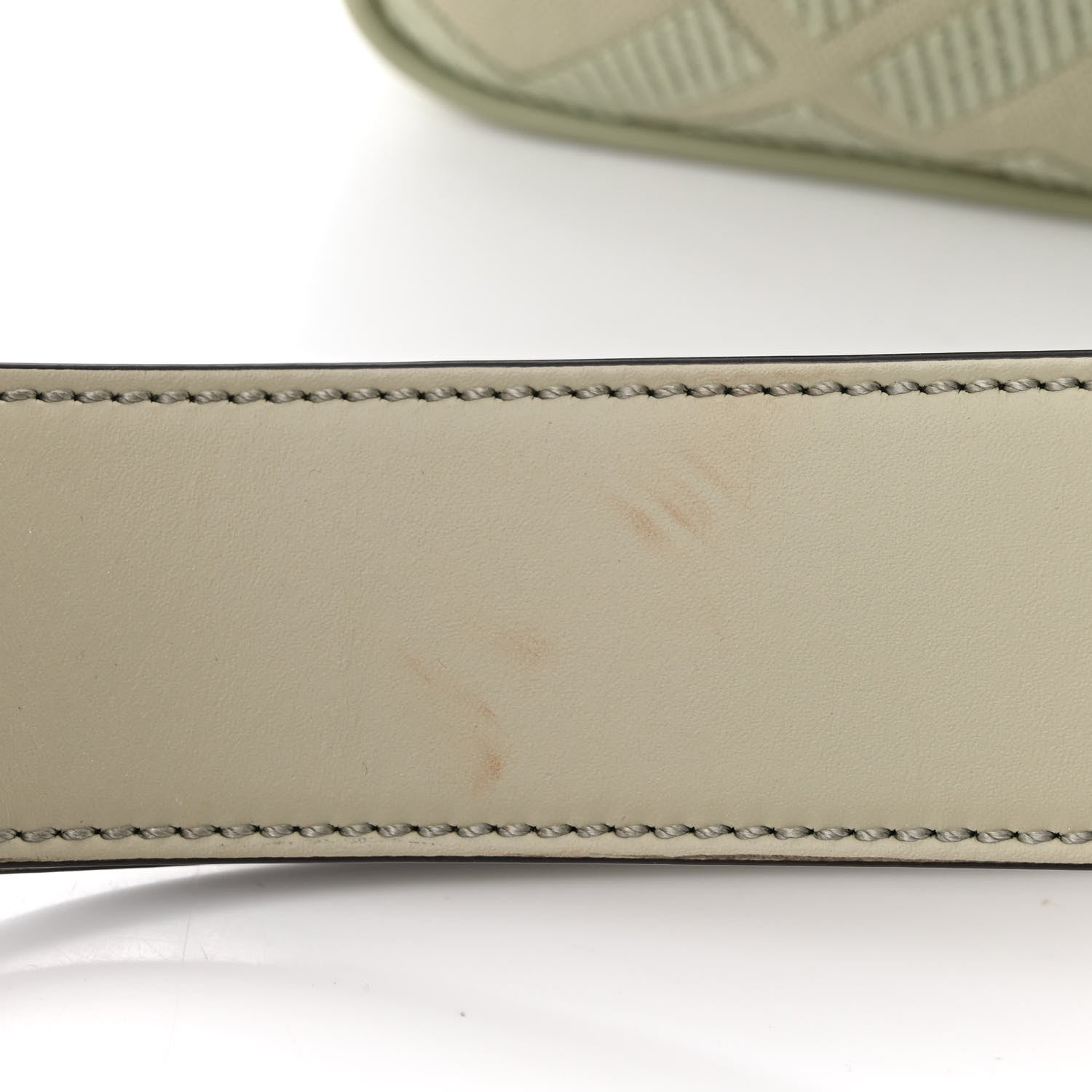 Fendi Canvas Vitello King FF Embroidered Baguette Green Tea 11 of 11