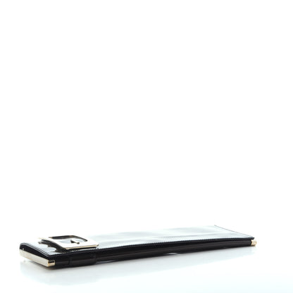 Gucci Patent Glitter Buckle Clutch Black 3 of 4