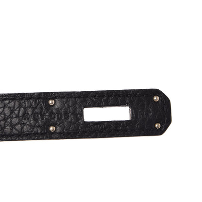 Hermes Taurillon Clemence Jypsiere 28 Black 7 of 7