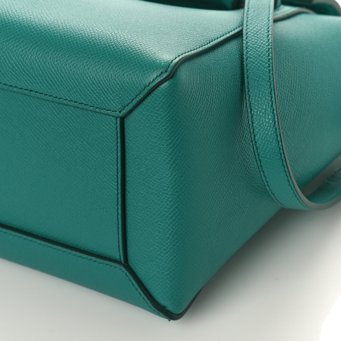 Grained Calfskin Micro Belt Bag Cactus