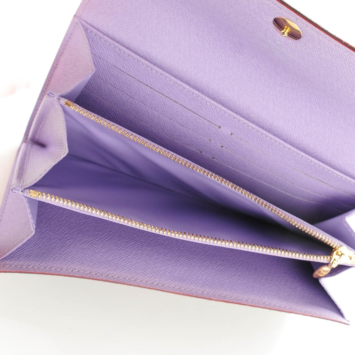 Monogram Multicolor Sarah Wallet Black Violet