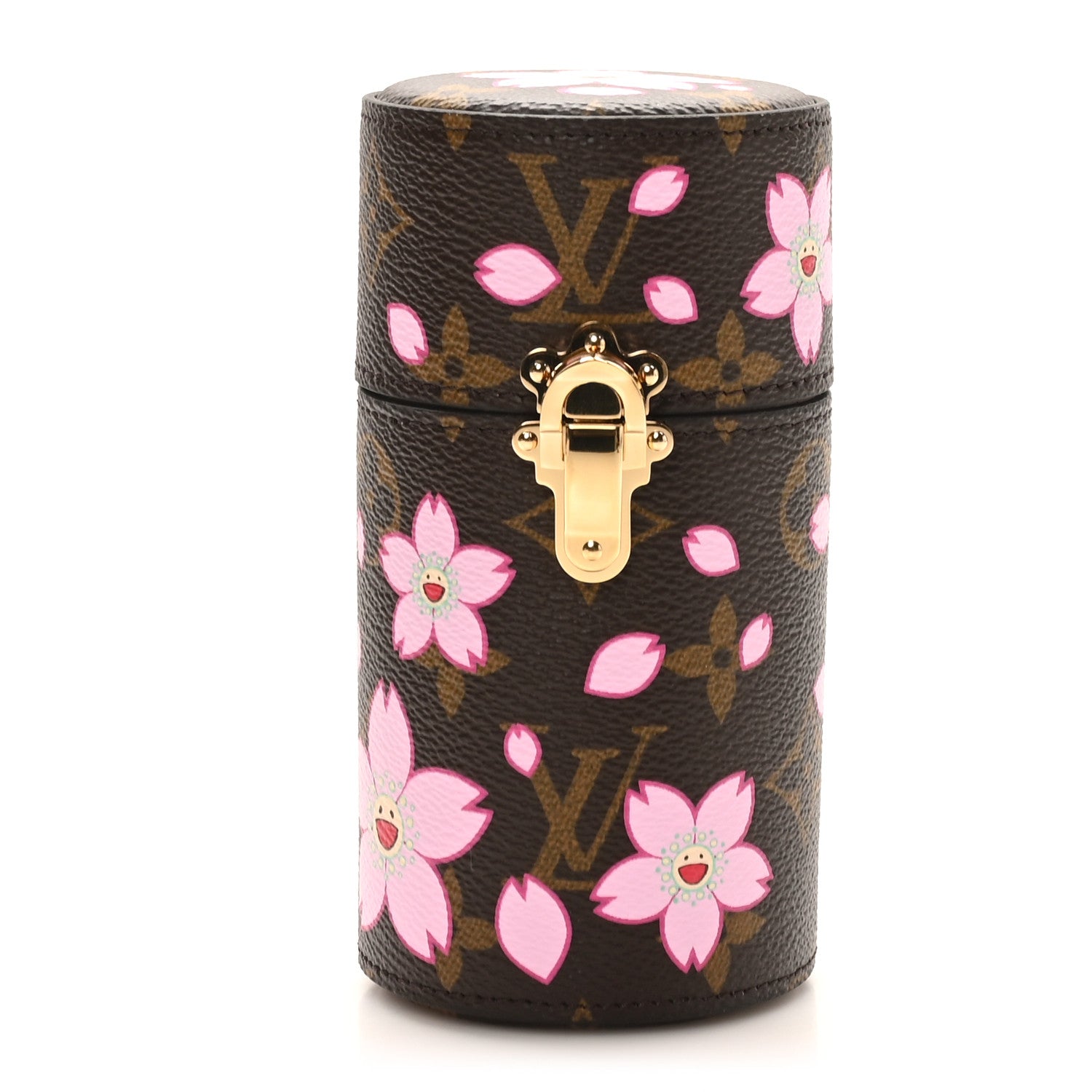Louis Vuitton LV X TM Monogram Cherry Blossom 100ML Travel Case Sakura Brown 1 of 7