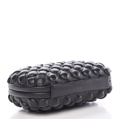 Bottega Veneta Nappa Intrecciato Studded Knot Clutch Black 4 of 8