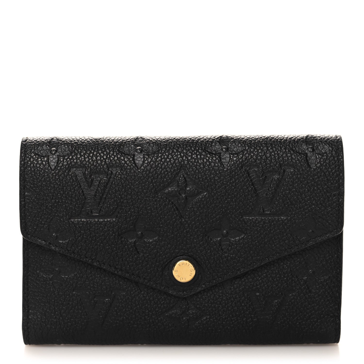 Louis Vuitton Empreinte Compact Curieuse Wallet Black 1 of 7