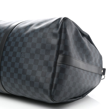 Louis Vuitton Damier Cobalt Keepall Bandouliere 55 9 of 12