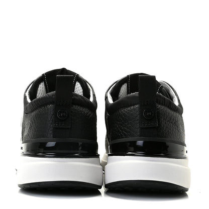 Chanel Calfskin Mesh Lycra Suede Womens Logo Sneakers 38.5 Black 5 of 10