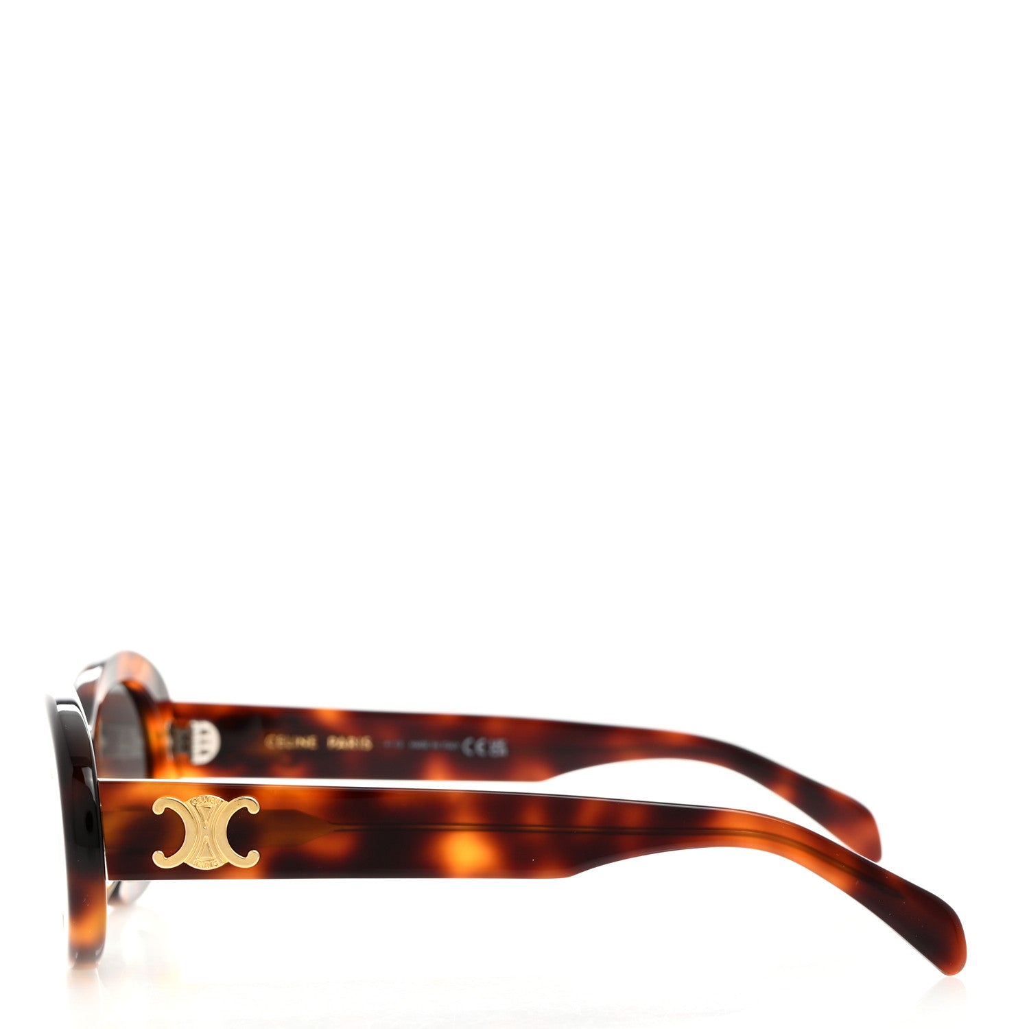 Celine Acetate Triomphe 01 Sunglasses CL 40194U Tortoise 3 of 7