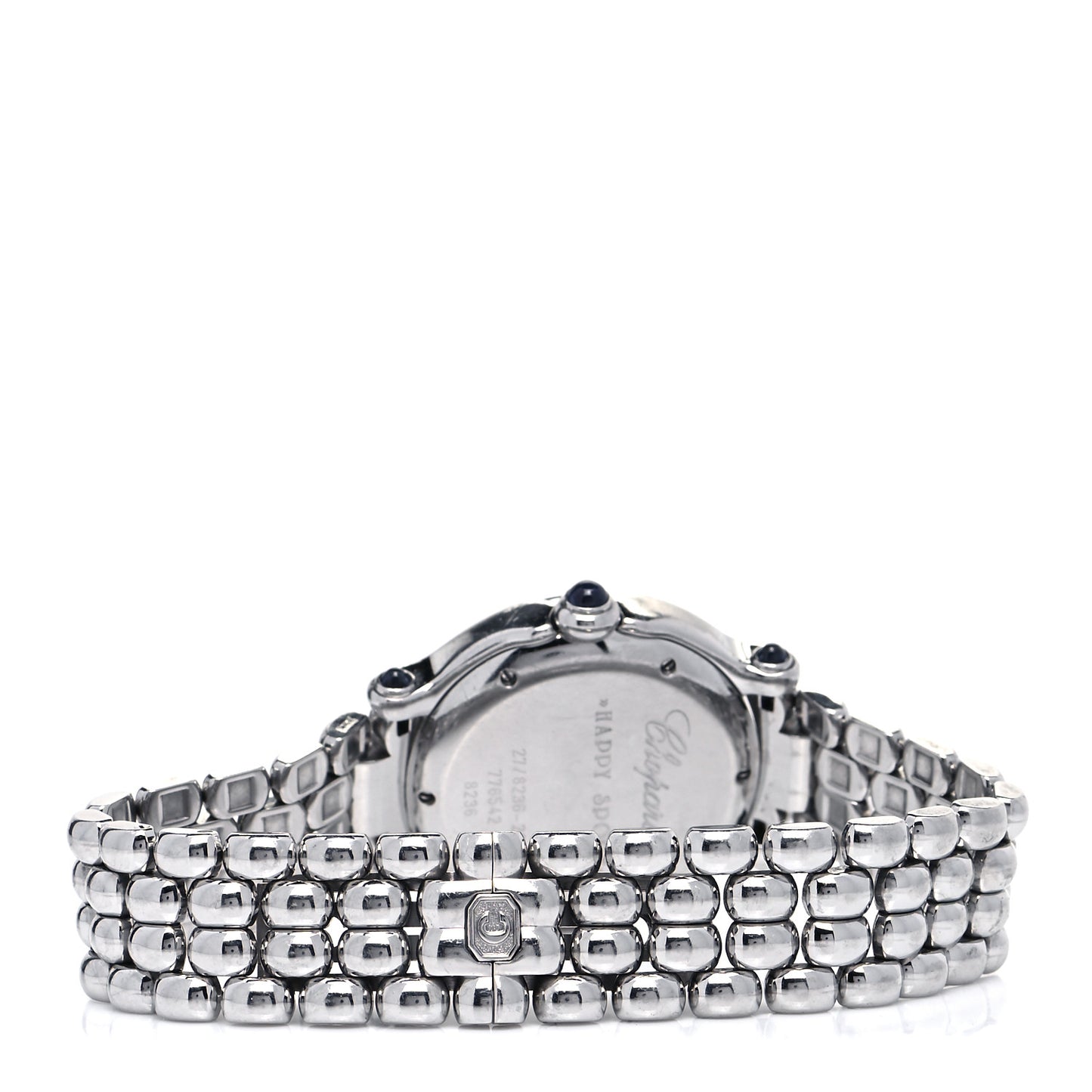 Stainless Steel 7 Diamond 32mm Happy Sport Quartz Watch