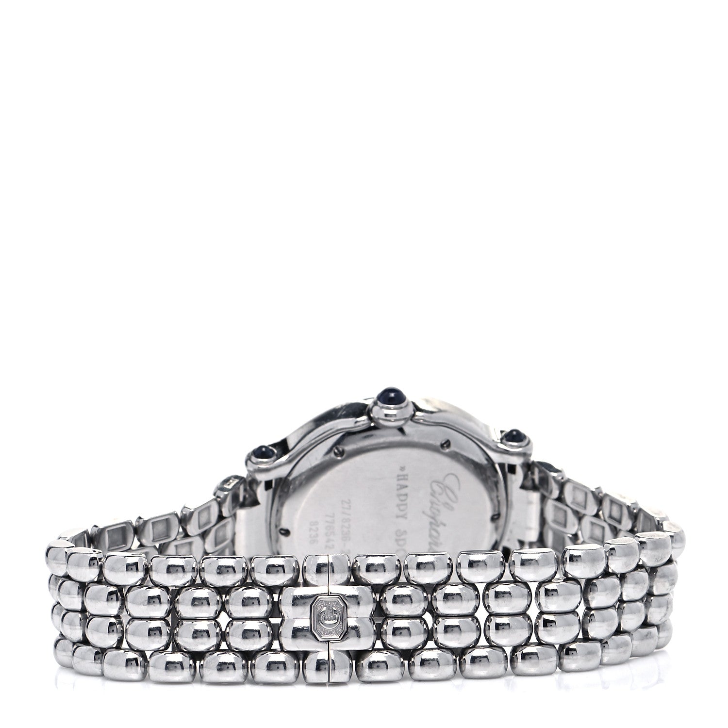 Chopard Stainless Steel 7 Diamond 32mm Happy Sport Quartz Watch 3 of 4