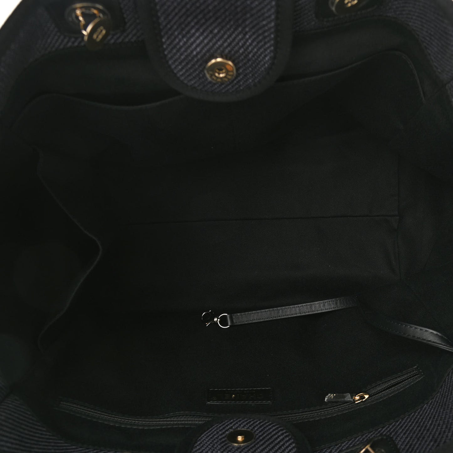 Canvas Medium Deauville Tote Black